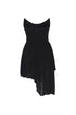 Asymmetrical Strapless Night Dress
